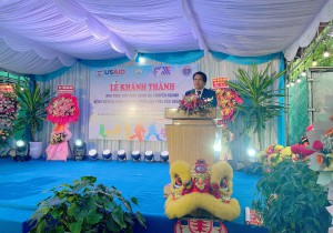NGUYÊN VĂN BÀI PHÁT BIỂU KHAI MẠC CỦA TS.BS TÔ MƯỜI - GIÁM ĐỐC BỆNH VIỆN ĐKKVMNPB QUẢNG NAM TẠI BUỔI LỄ KHÁNH THÀNH KHU KHÁM VÀ ĐIỀU TRỊ PHCN ĐA CHUYÊN NGHÀNH