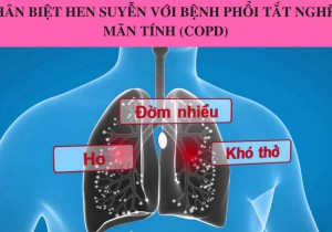 PHÂN BIỆT GIỮA HEN SUYỄN (HEN PHẾ QUẢN) VÀ BỆNH PHỔI TẮC NGHẼN MẠN TÍNH (COPD)