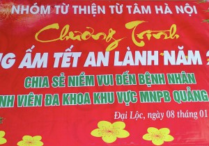 BỆNH VIỆN ĐKKVMNPB QUẢNG NAM PHỐI HỢP VỚI NHÓM TỪ THIỆN TỪ TÂM HÀ NỘI THĂM VÀ TRAO QUÀ CHO BỆNH NHÂN TRONG CHƯƠNG TRÌNH “ĐÔNG ẤM TẾT AN LÀNH NĂM 2023”