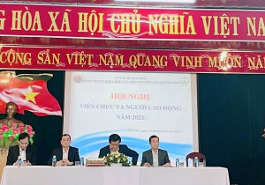 BỆNH VIỆN ĐA KHOA KVMNPB QUẢNG NAM TỔ CHỨC HỘI NGHỊ VIÊN CHỨC VÀ NGƯỜI LAO ĐỘNG NĂM 2023