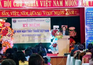 BỆNH VIỆN ĐA KHOA KHU VỰC MIỀN NÚI PHÍA BẮC QUẢNG NAM TỔ CHỨC BUỔI LỄ CHÀO MỪNG KỶ NIỆM 68 NĂM NGÀY THẦY THUỐC VIỆT NAM (27/2/1955 – 27/2/2023)