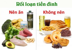 CHẾ ĐỘ DINH DƯỠNG DÀNH CHO BỆNH NHÂN RỐI LOẠN TIỀN ĐÌNH