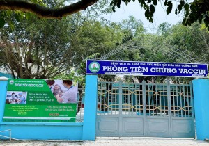 BỆNH VIỆN ĐA KHOA KHU VỰC MIỀN NÚI PHÍA BẮC QUẢNG NAM TRIỂN KHAI PHÒNG KHÁM TIÊM CHỦNG VACCINE