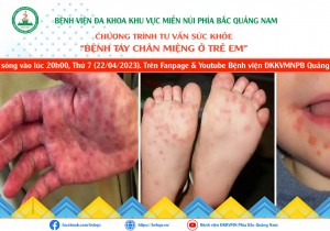 BỆNH LÝ TAY CHÂN MIỆNG Ở TRẺ EM