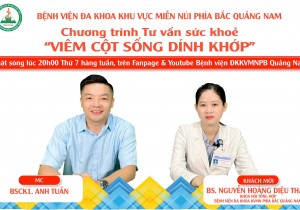Chương trình tư vấn sức khoẻ: Viêm cột sống dính khớp