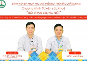 Chương trình TVSK: Rối loạn giọng nói