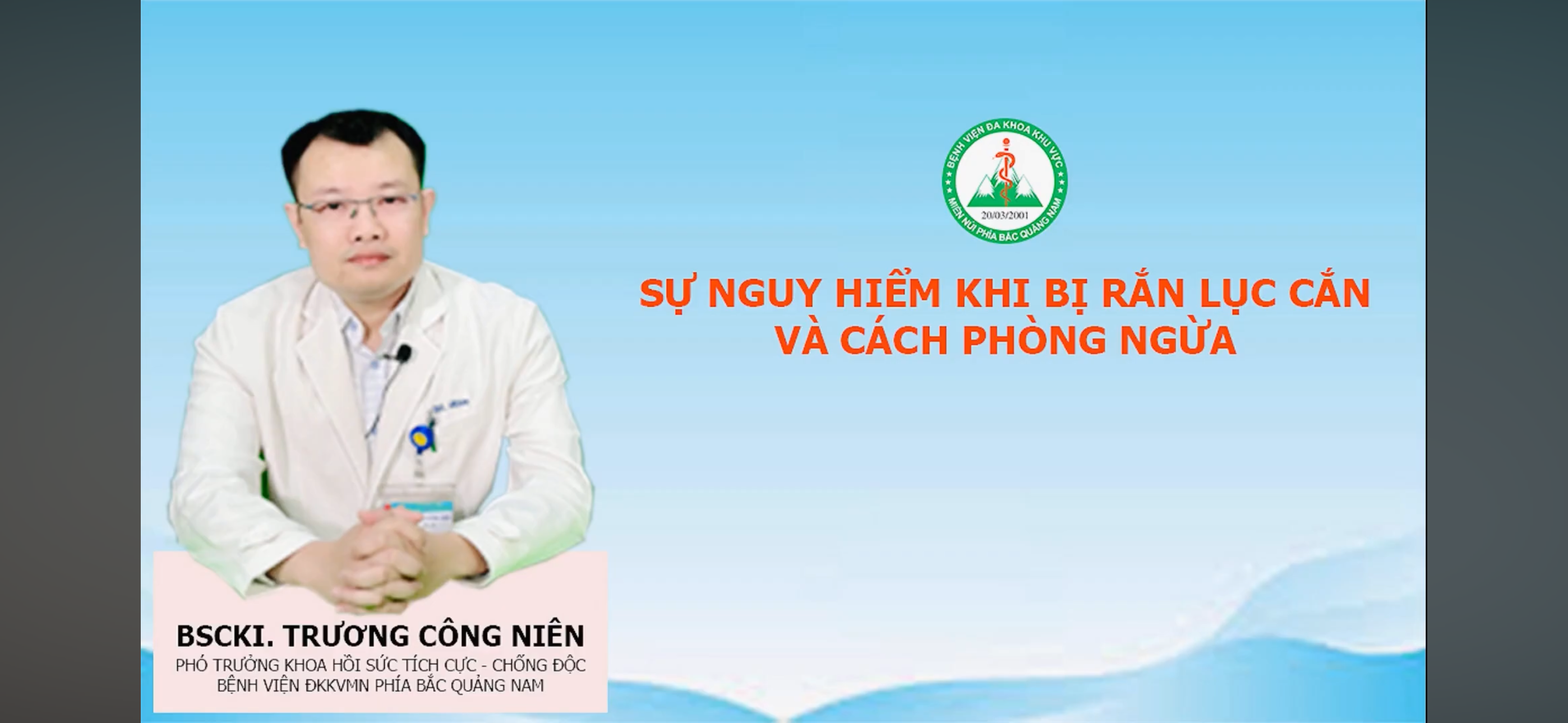 Chương trình TVSK: Rắn lục cắn